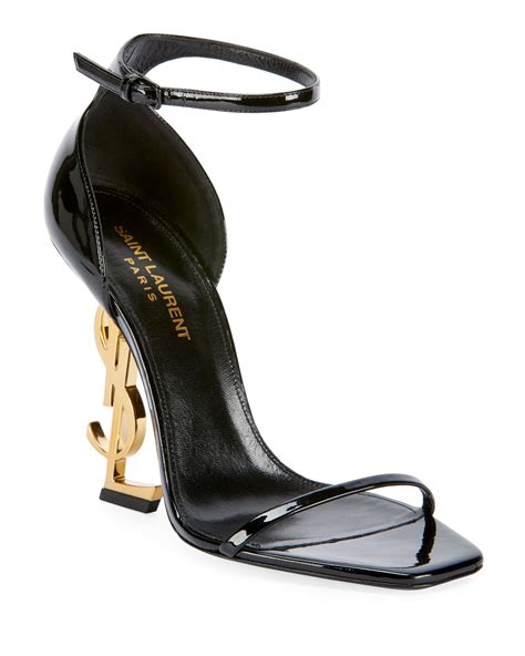 sandalias de yves saint laurent|st laurent high heel sandals.